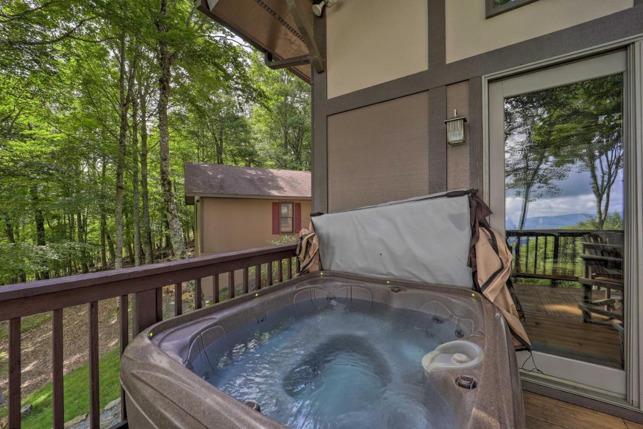 Beech Mountain Cabin Retreat With Hot Tub And Views! Zewnętrze zdjęcie