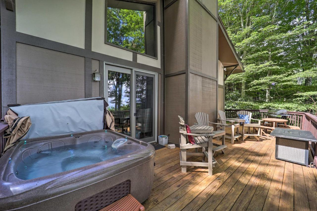 Beech Mountain Cabin Retreat With Hot Tub And Views! Zewnętrze zdjęcie