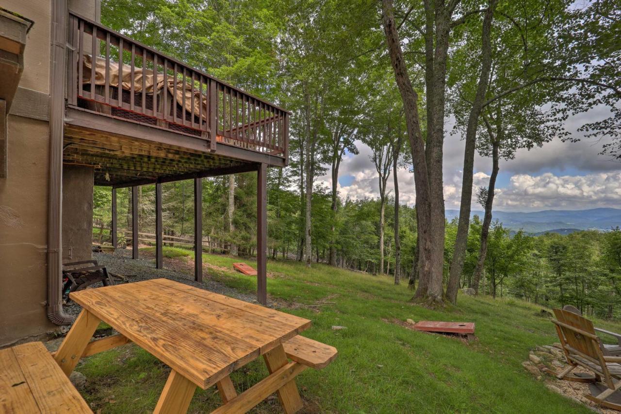Beech Mountain Cabin Retreat With Hot Tub And Views! Zewnętrze zdjęcie