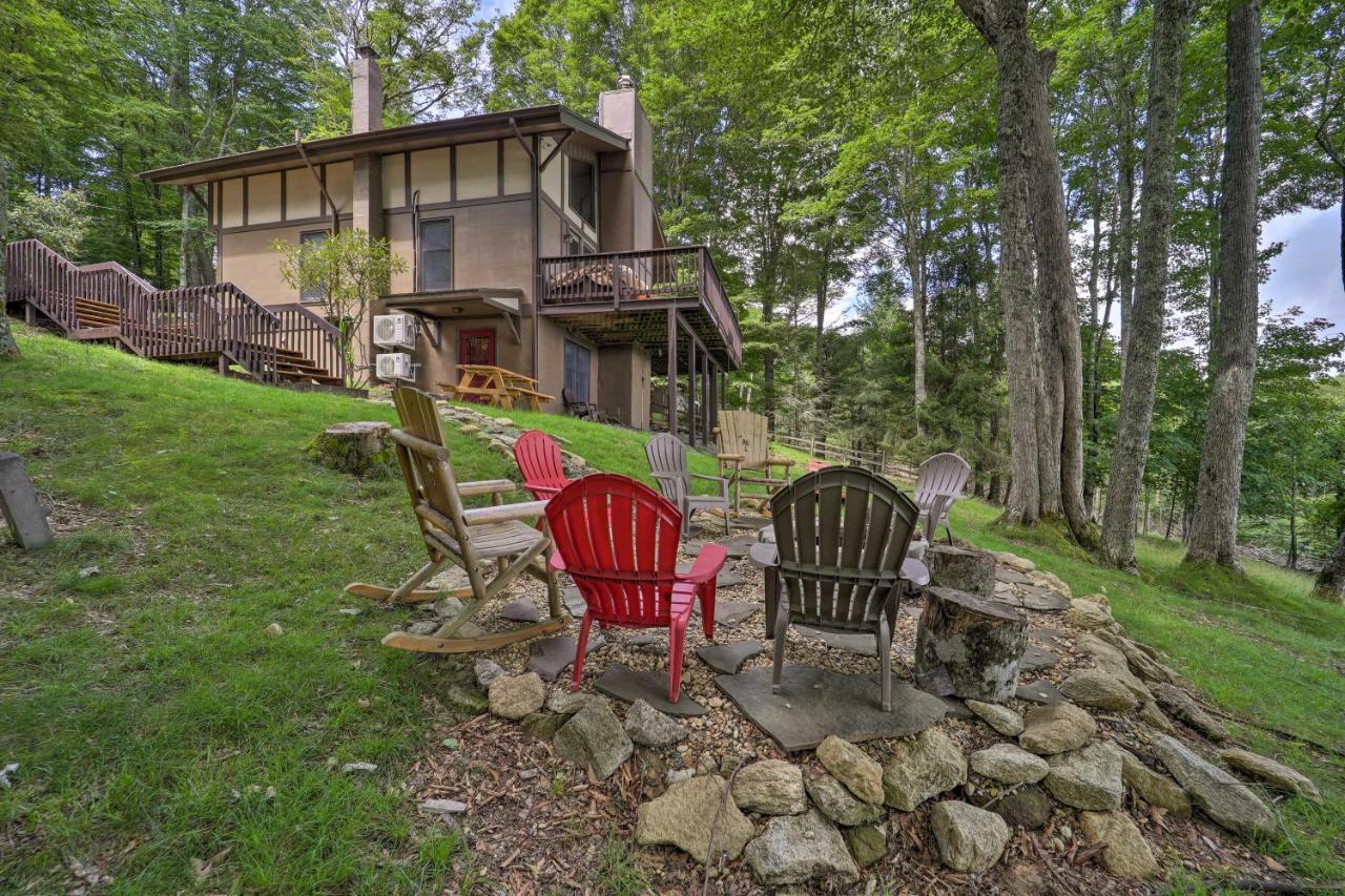 Beech Mountain Cabin Retreat With Hot Tub And Views! Zewnętrze zdjęcie