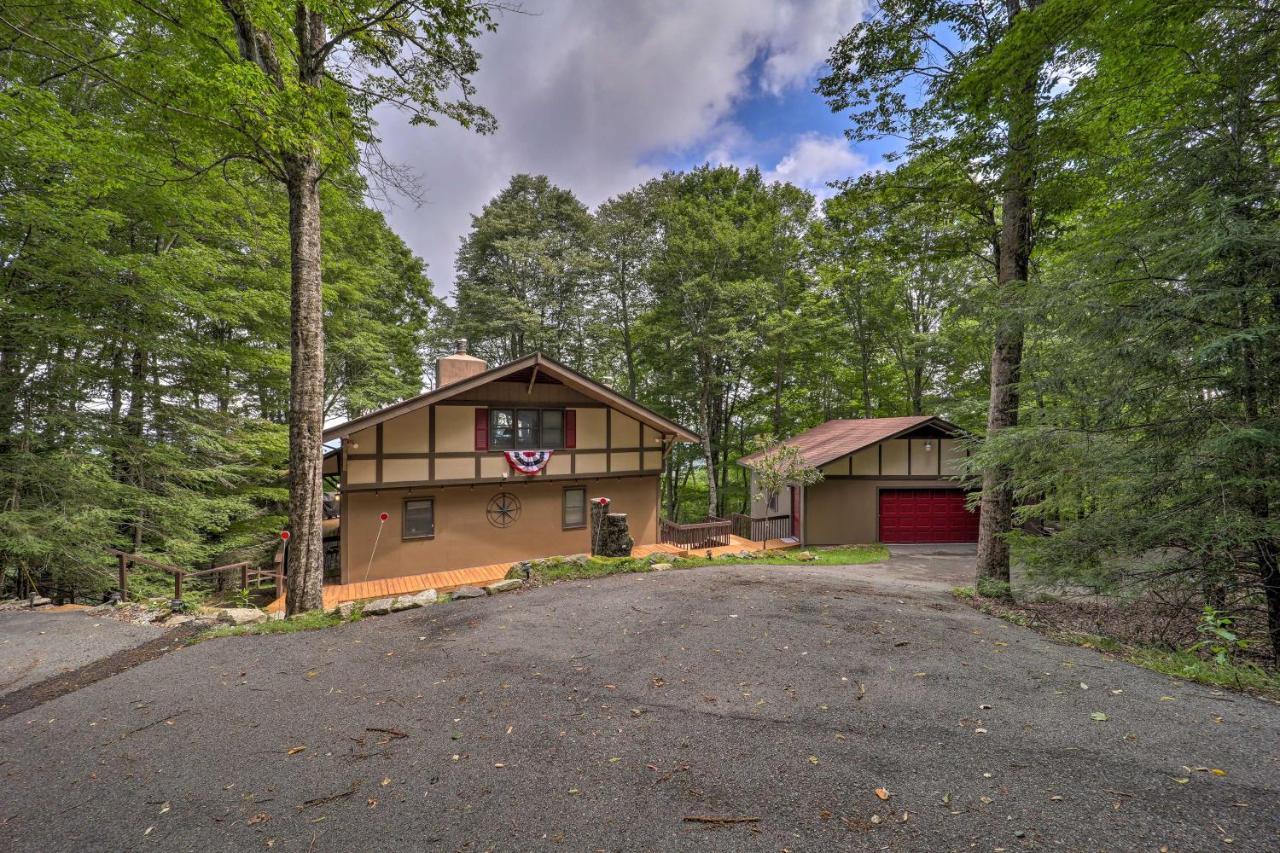 Beech Mountain Cabin Retreat With Hot Tub And Views! Zewnętrze zdjęcie