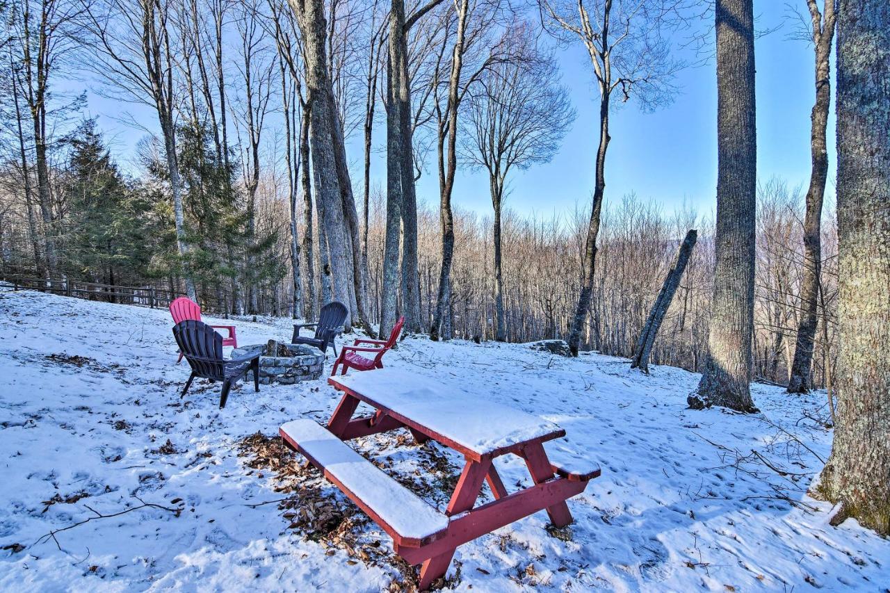 Beech Mountain Cabin Retreat With Hot Tub And Views! Zewnętrze zdjęcie